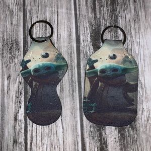 Baby yoda lip balm and sanitizer set